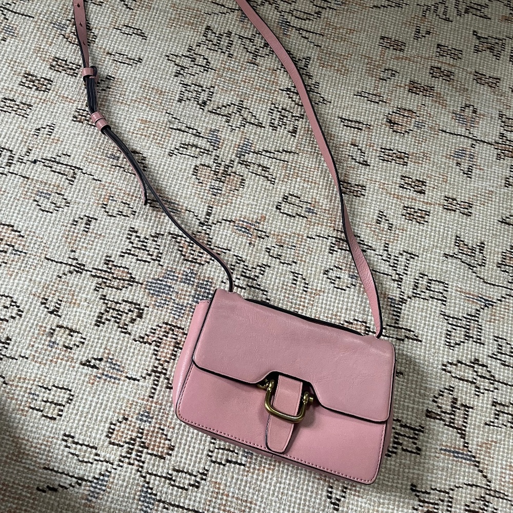 Jcrew leather cross body bag